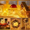 8' Fairy Light Garland LED Cluster Lights 8 Twinkling Modes Remote with Timer