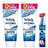 Schick Hydro Shaving Gel Razor Shaving Razor Set, 8.5 oz (240 g) (x2)