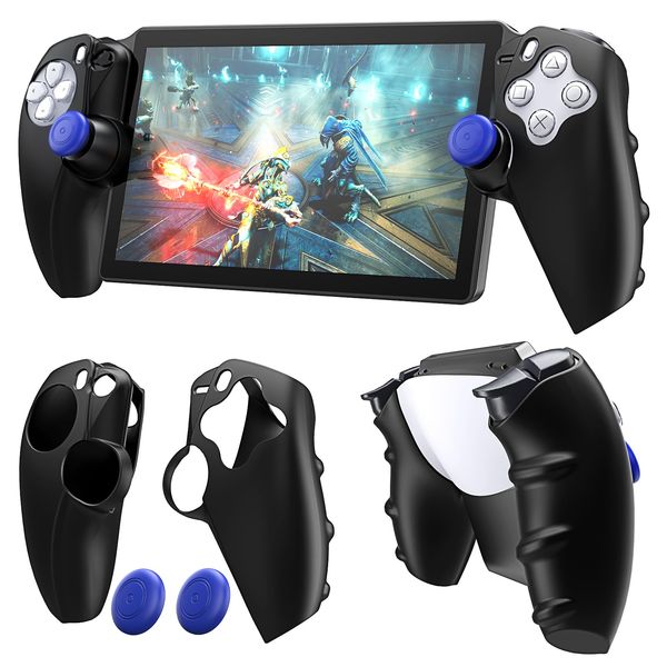 Protective Case for Playstation Portal Remote Player - Soft Silicone Protective Skin Cover with Thumb Joystick Caps Game Accessories Kit for PS5 Portal 2023