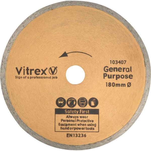 Vitrex 180mm Standard Diamond Blade