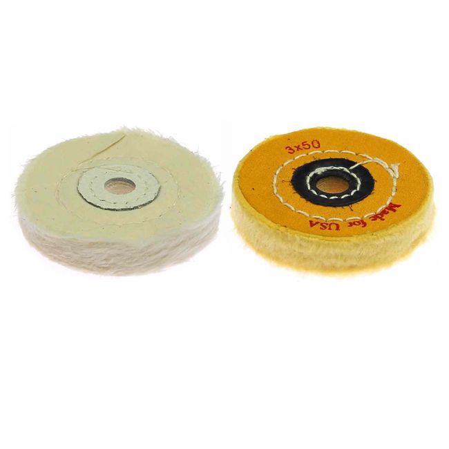 1 piece Felt Buffing Wheel for Metal Plastic Glass Fine Mirror