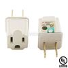 2/pk Topzone Ground Adapter Connects a 2 Wire Sponge Plug  to a 3 Wire Ground