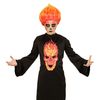 Widmann 74592 Flame Wig, red, One Size