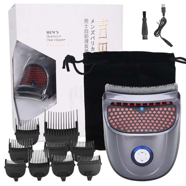 Hair Clipper, Grooming Kit USB Hair Cutter Electric Hair Trimmer, Men Cut Hair for Trim Sidebums