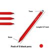 Tek Styz Pro Capacitive Resistive Stylus Universal 2 in 1 Compatible with Microsoft Surface Go 2 High Sensitivity & Precision Full Size 15 Pack! (RED)