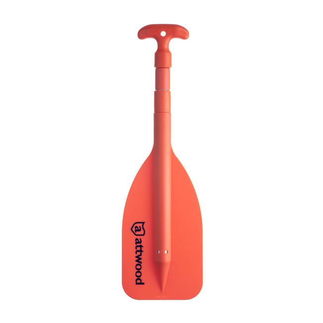 Attwood 11828-1 Emergency 20-inch to 42-inch Telescoping Paddle for Boating, Orange