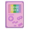 iscream Vintage Video Game Shaped Strawberry Scented Solid Lip Gloss