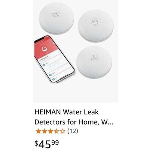 Herman Water Leak Detectors For Home NEW