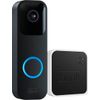 Blink Smart Wifi Video Doorbell – Wired/Battery, Sync Module 2 – Black