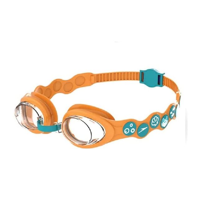 Speedo Unisex Kinder Infant Spot Schwimmbrille, Orange, Einheitsgröße