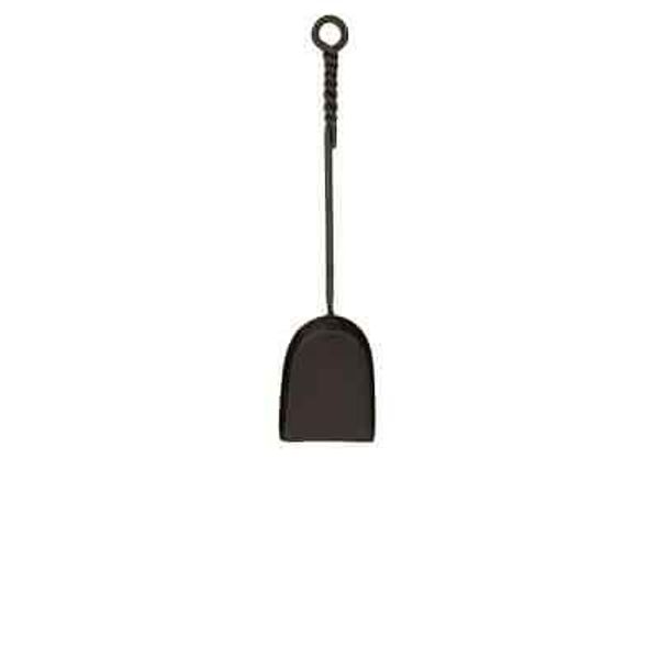 18"Tall Black Mini Rope Design Fireplace Shovel Tool