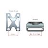 wilesev Bicycle Computer Combo Out Front Mount for garmin computer mount,with Gopro and Bike Light Adapter