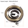 sourcing map Drill Press Spring, Quill Feed Return Coil Spring Assembly, 5Ft Long, 48 x 8 x 0.8mm 3pcs