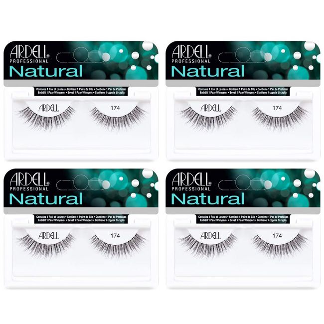 Ardell Lashes Natural 174, 4 Pack