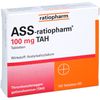 ASS-ratiopharm 100 mg TAH Tabletten, 100 St. Tabletten