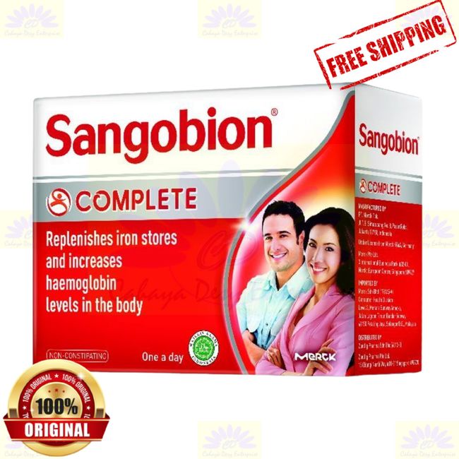 1X Sangobion 100'S Replenishes Iron Stores Increase Haemoglobin Level For Anemia