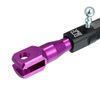 Motoforti Universal Adjustable Motorcycle Kickstand Side Support Stand Purple