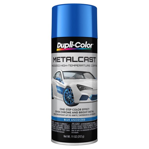 Dupli-Color MC201 Metalcast Automotive Spray Paint - Blue Anodized Coating - 11 oz Aerosol Can