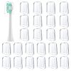 20 Pcs Reusable Toothbrush Covers Compatible with Philips Sonicare Electric Toothbrush Heads for Healthy Brushing and Storage in Home and Travel,Toothbrush Caps for Rectangular Toothbrush Heads