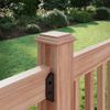 Deckorators 4 in. x 4 in. Hatteras Castine Cedar - No Hole Post Cap