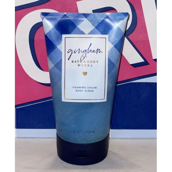 BATH & BODY WORKS Gingham 8 Oz Foaming Sugar Body Scrub