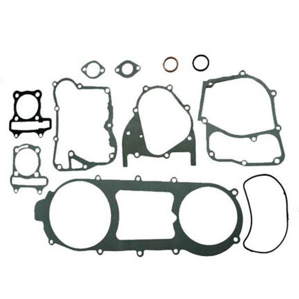 Fits Jonway Gator 150, 150-E2,  Scooter Long Case Gasket Set