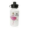 Personalised Kids Drinks Water Bottle Ballerina Theme (600ml)