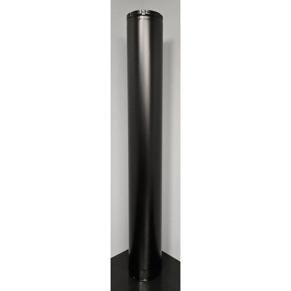 SLP48-BK  6-5/8" X 4”.  48" Direct Vent Pipe Length for Gas Fireplaces