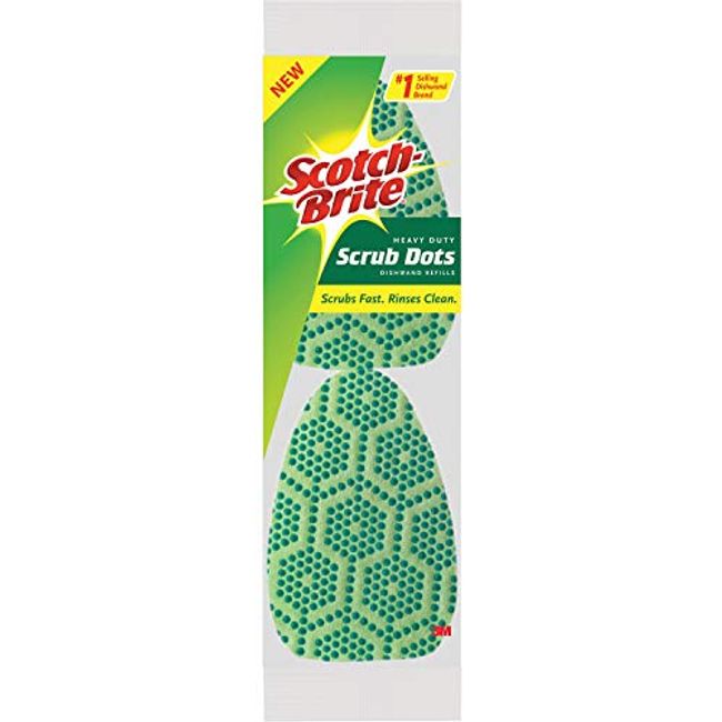 Scotch-Brite Heavy Duty Dishwand Refill Heads, 2 Refills Total