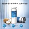 Waterdrop XWF Refrigerator Water Filter, Replacement for GE® XWF, 4 packs