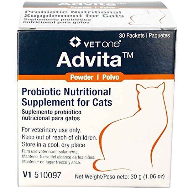 VetOne Advita Probiotic For Cats, 30 Packets ORANGE