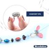 Beadalon Bead Stopper, Combo Pack, Pink Tips, 2 Large, 2 Small, 4 pc