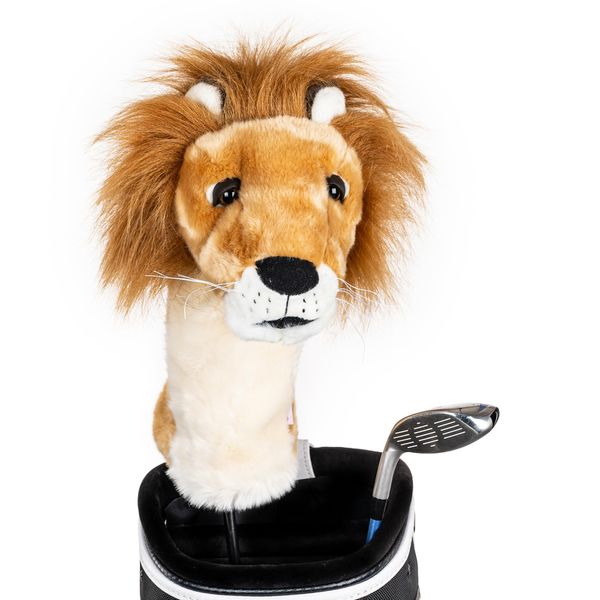 Daphne’s Lion Driver Headcover | Premium Driver Headcovers | Funny Golf Club Covers | Stylish Protection for Your Clubs | Men's Golf Gear | Driver Headcover for Men and Women