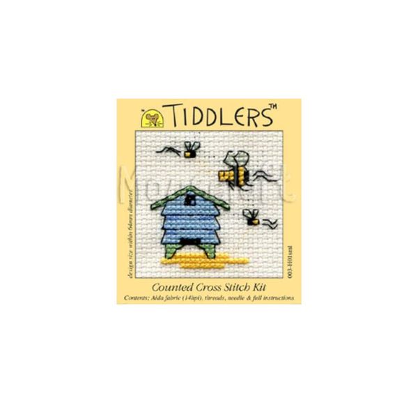Mouseloft Tiddler Mini Counted Cross Stitch Kit - Beehive