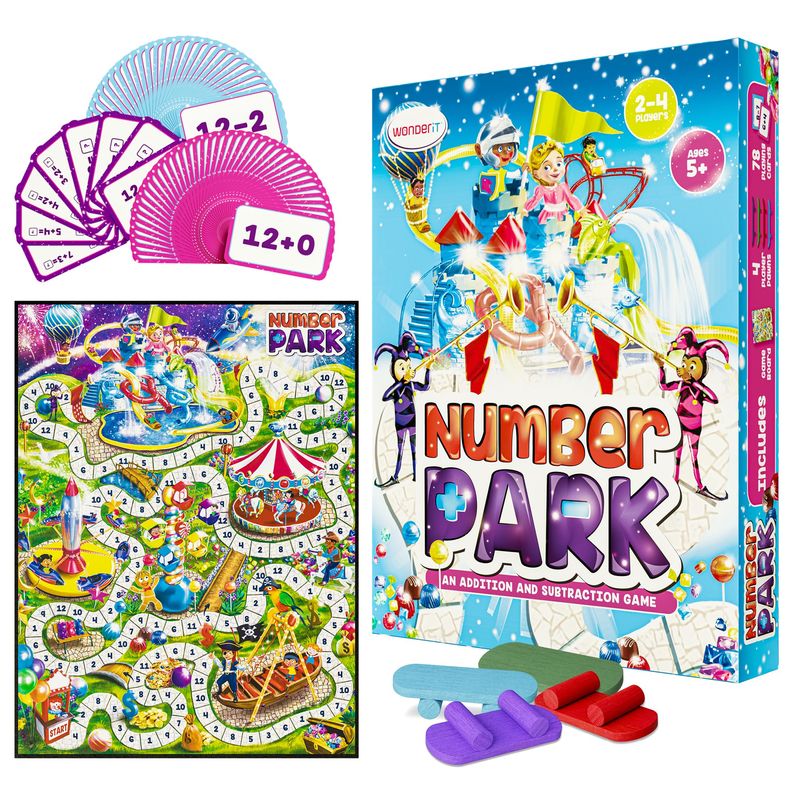Number Park - Addition & Subtraction Math Games for Kids Ages 5-8 - Fun ...
