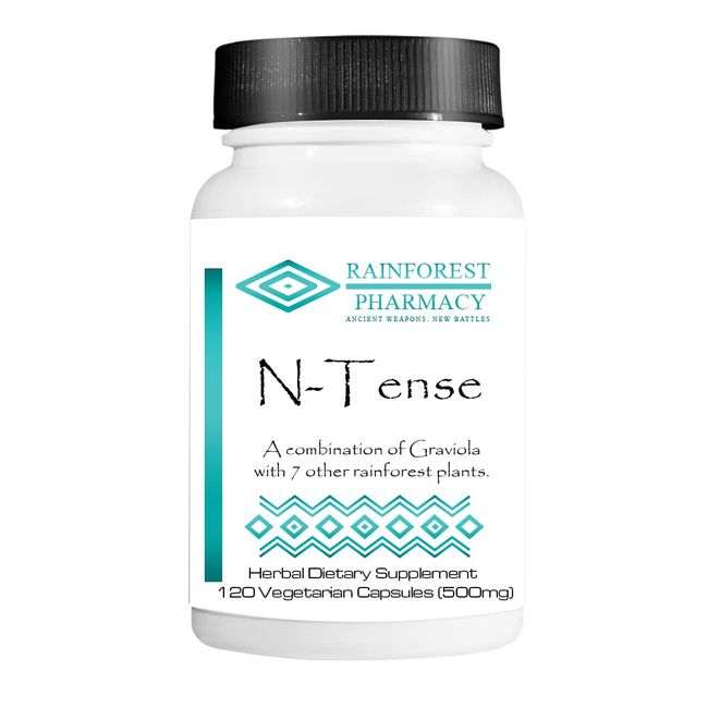 Rainforest Pharmacy N-Tense 120 Vegetarian Capsules/500 mg