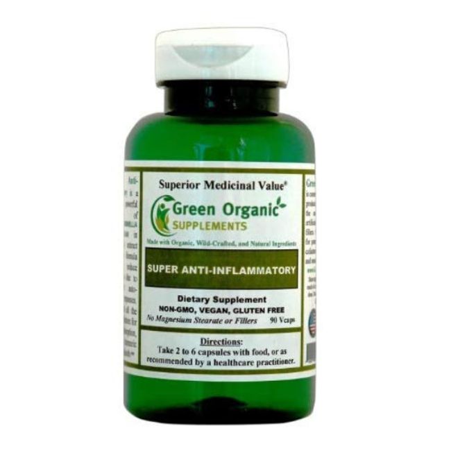 Green Organic- Super Anti-inflammatory Dietary Supplement From Turmeric, Ginger