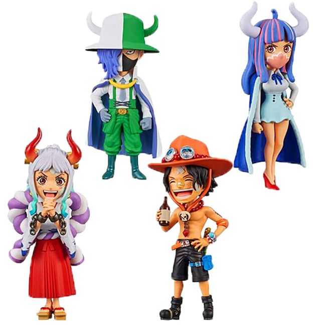 One Piece World Collectible Figure Wanokuni Onigashima Edition 2 Set of 4