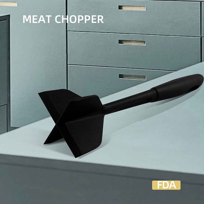 Manual Meat Chopper, Ground Beef Masher, Heat Resistant Ground