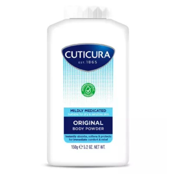 Cuticura Mildly Medicated Body Powder 150g