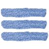 SWISSPACK 3 Pcs Pack Professional Window Cleaning Microfiber Window Scrubber, 15" Machine Washable and Re -Useable