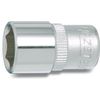 HAZET Socket Hexagonal 850-14 Double Side Width: 0.6 x Insertion Angle: 0.25 x Total Length: 1 inch (25 mm)