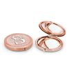 Rose Gold Personalised Initial & Name Pocket Mirror, Hen Party Gift