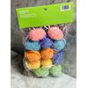 NEW 12 PC SEQUIN GLITTER 1.5” EASTER EGG ORNAMENTS HOBBY LOBBY MINI