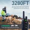 Dog Shock Collar 2 Pack,Dog Training Collar with Remote 3280Ft,Shock Collar