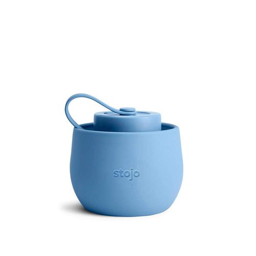 STOJO Collapsible Bottle, Reusable & Leak Proof Travel Water Bottle, 20oz/592ml (STEEL)