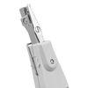 Alnicov Punch Down Tool Ethernet Krone Type Tool for RJ45 Wall Socket Cat5 Cat6 Ca7 Network Telecom Phone Cable Socket Impact IDC Data Punchdown with Wire Stripper Combo Terminal Insertion Tools White