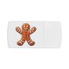 'Gingerbread Man with Red Buttons' Pill Box with Tablet Splitter (PI00030843)
