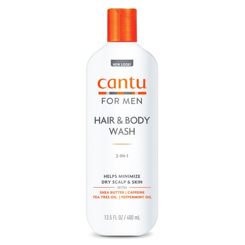 Cantu Men's 3 in 1 Shampoo Conditioner Body Wash 13.5 oz