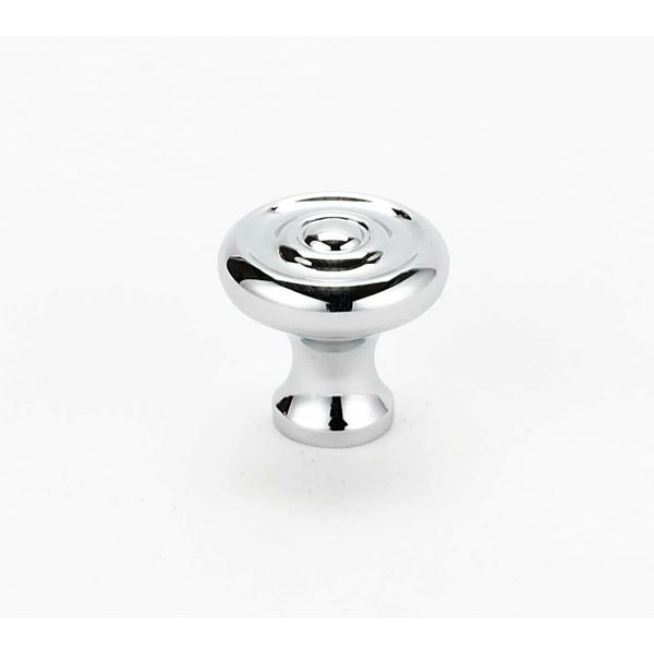 A817-34-PC Traditional Cabinet Knob, Polished Chrome